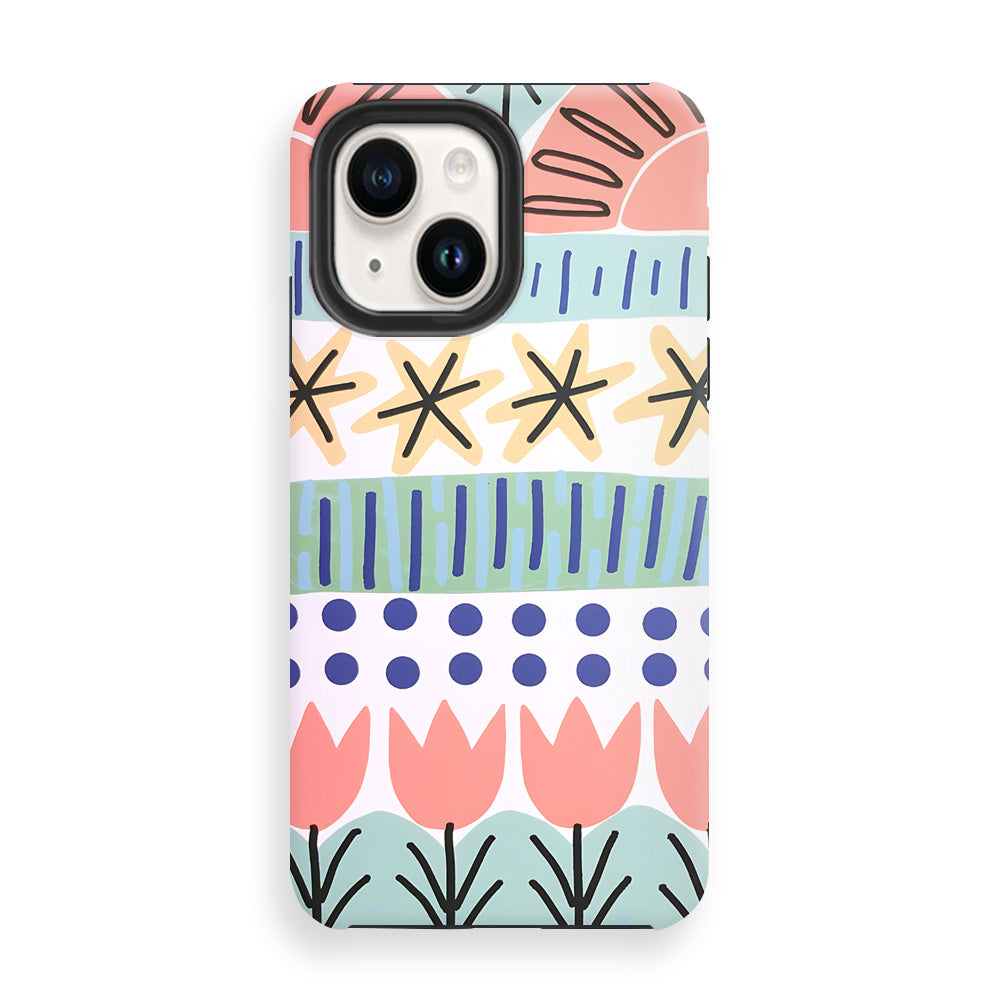 Summer Shapes Pastel Phone Cases