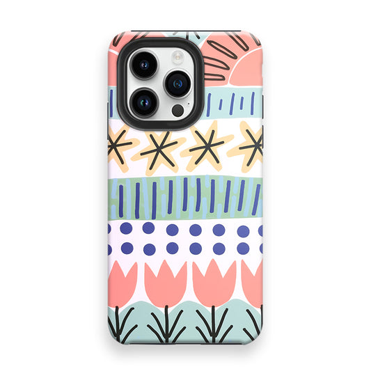 Summer Shapes Pastel Phone Cases