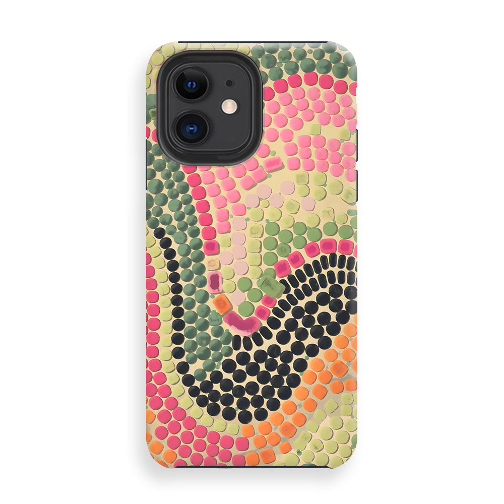 Playful Mosaic Pattern Phone Cases