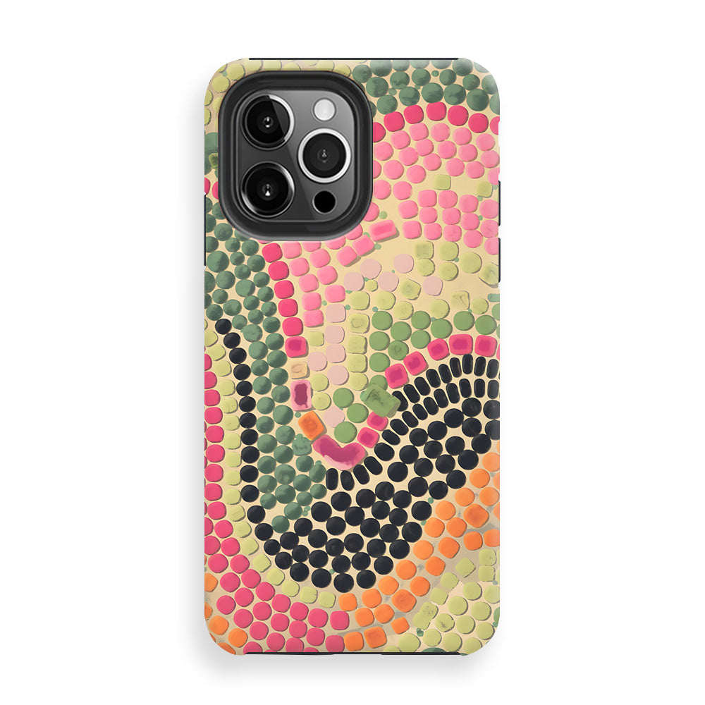 Playful Mosaic Pattern Phone Cases