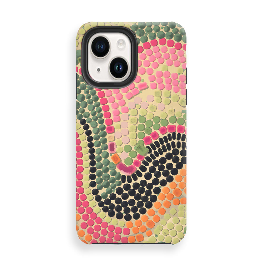 Playful Mosaic Pattern Phone Cases