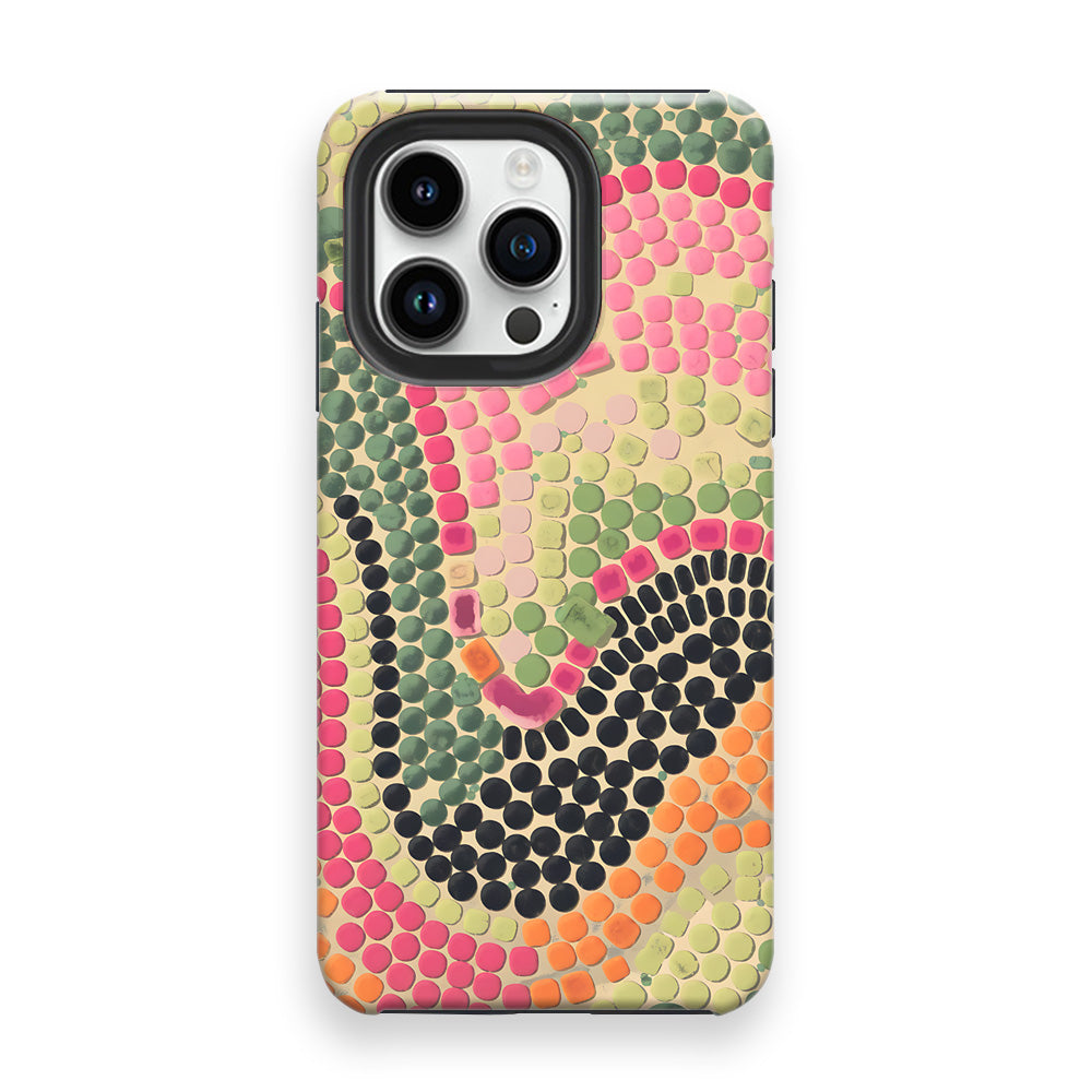 Playful Mosaic Pattern Phone Cases