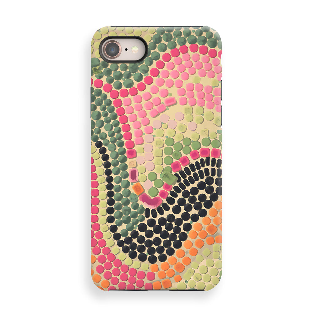 Playful Mosaic Pattern Phone Cases