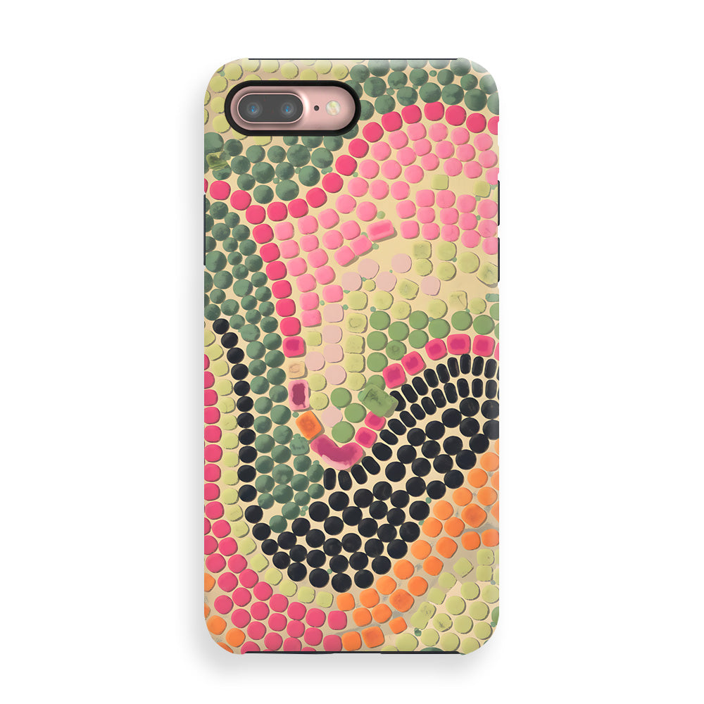 Playful Mosaic Pattern Phone Cases