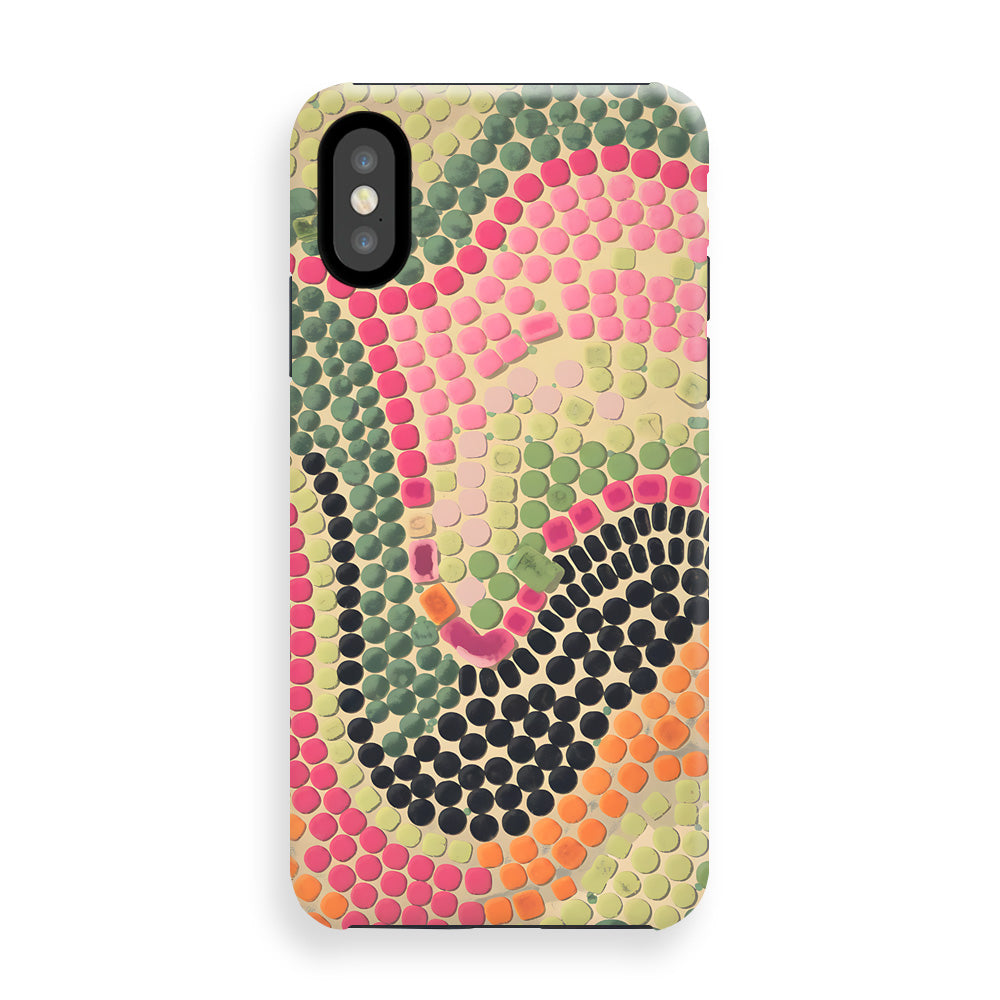 Playful Mosaic Pattern Phone Cases