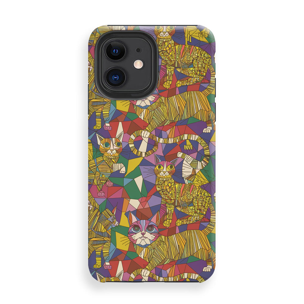 Ancient Cat Collage Phone Cases