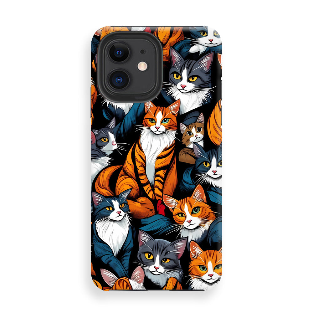 Dazzling Cat Pattern Phone Cases