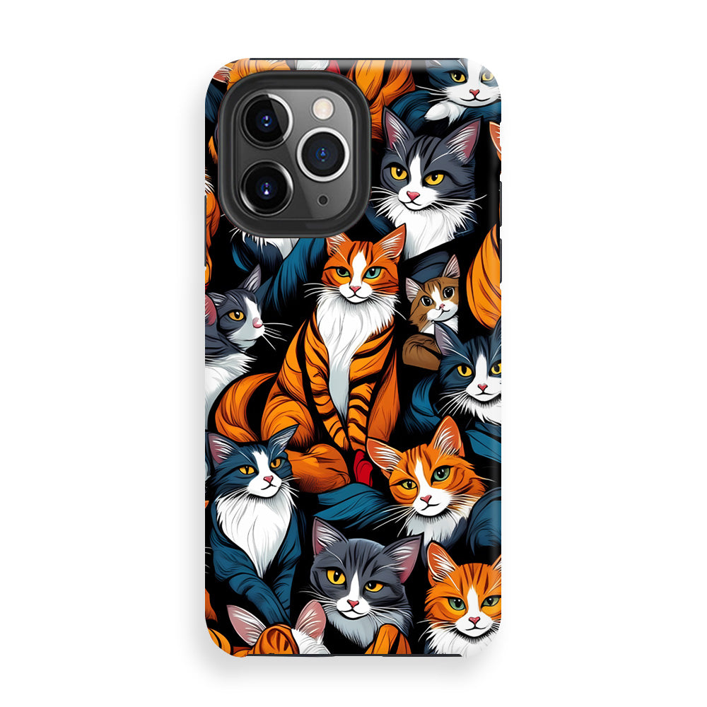 Dazzling Cat Pattern Phone Cases