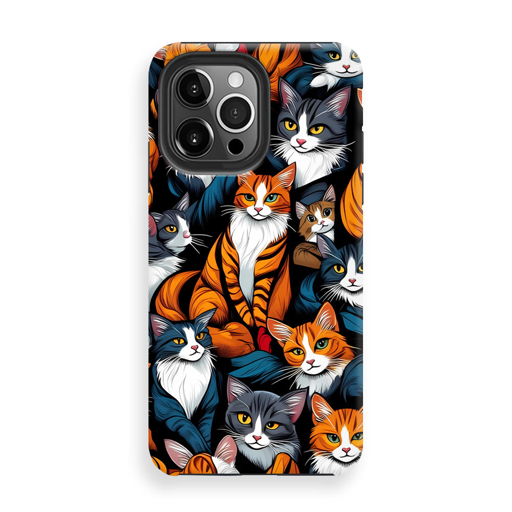 Dazzling Cat Pattern Phone Cases