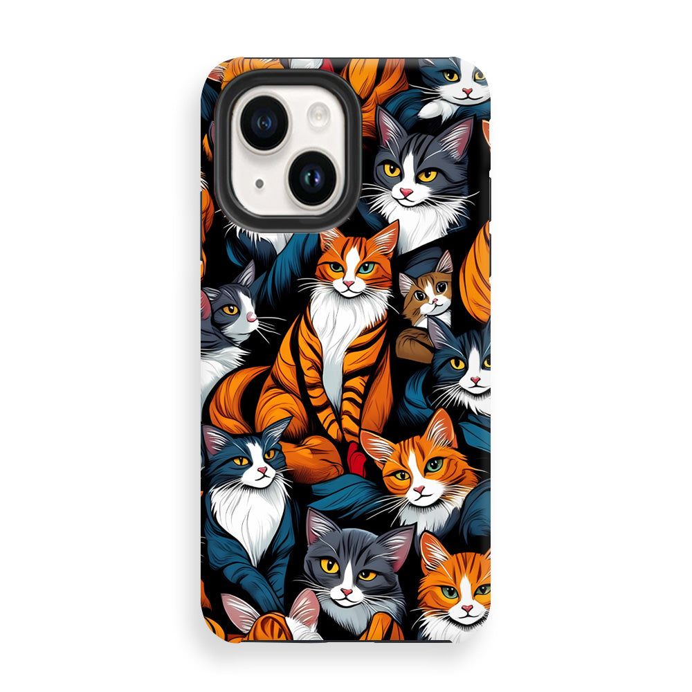 Dazzling Cat Pattern Phone Cases