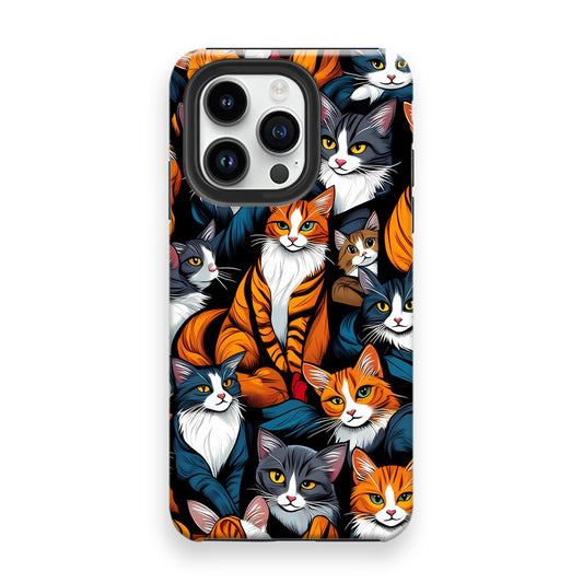 Dazzling Cat Pattern Phone Cases