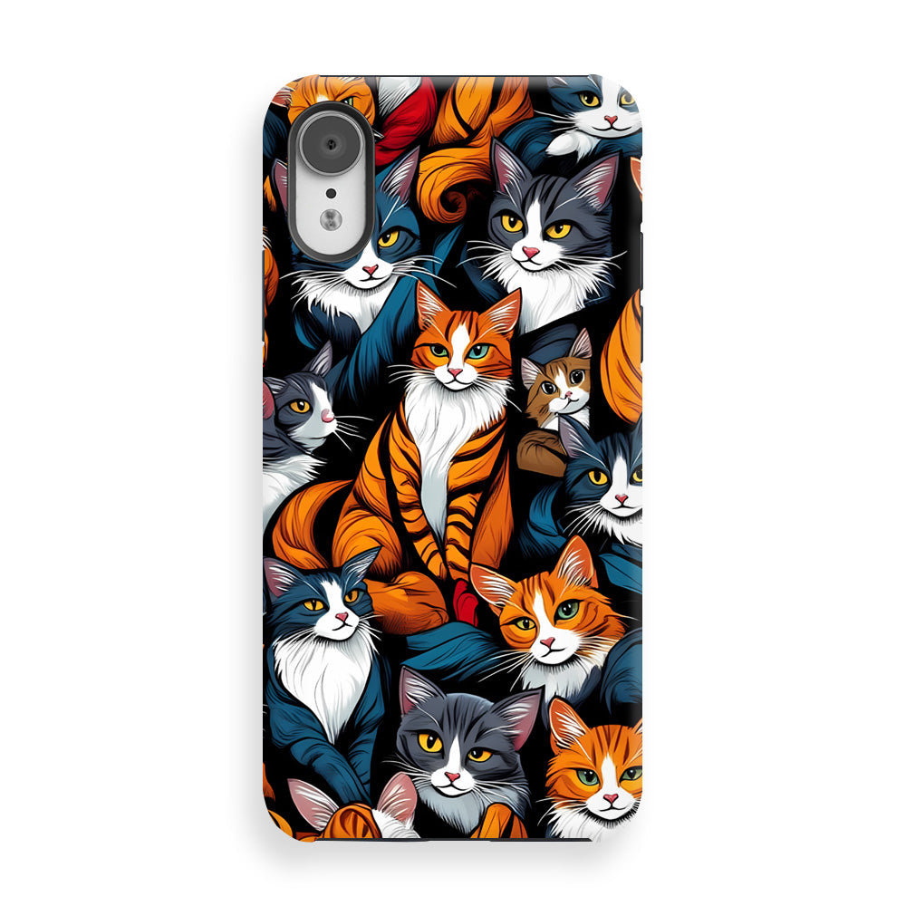 Dazzling Cat Pattern Phone Cases