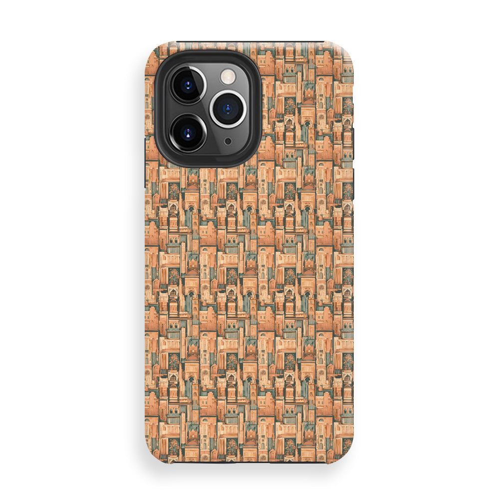 Historic Cityscape Mosaic Phone Cases