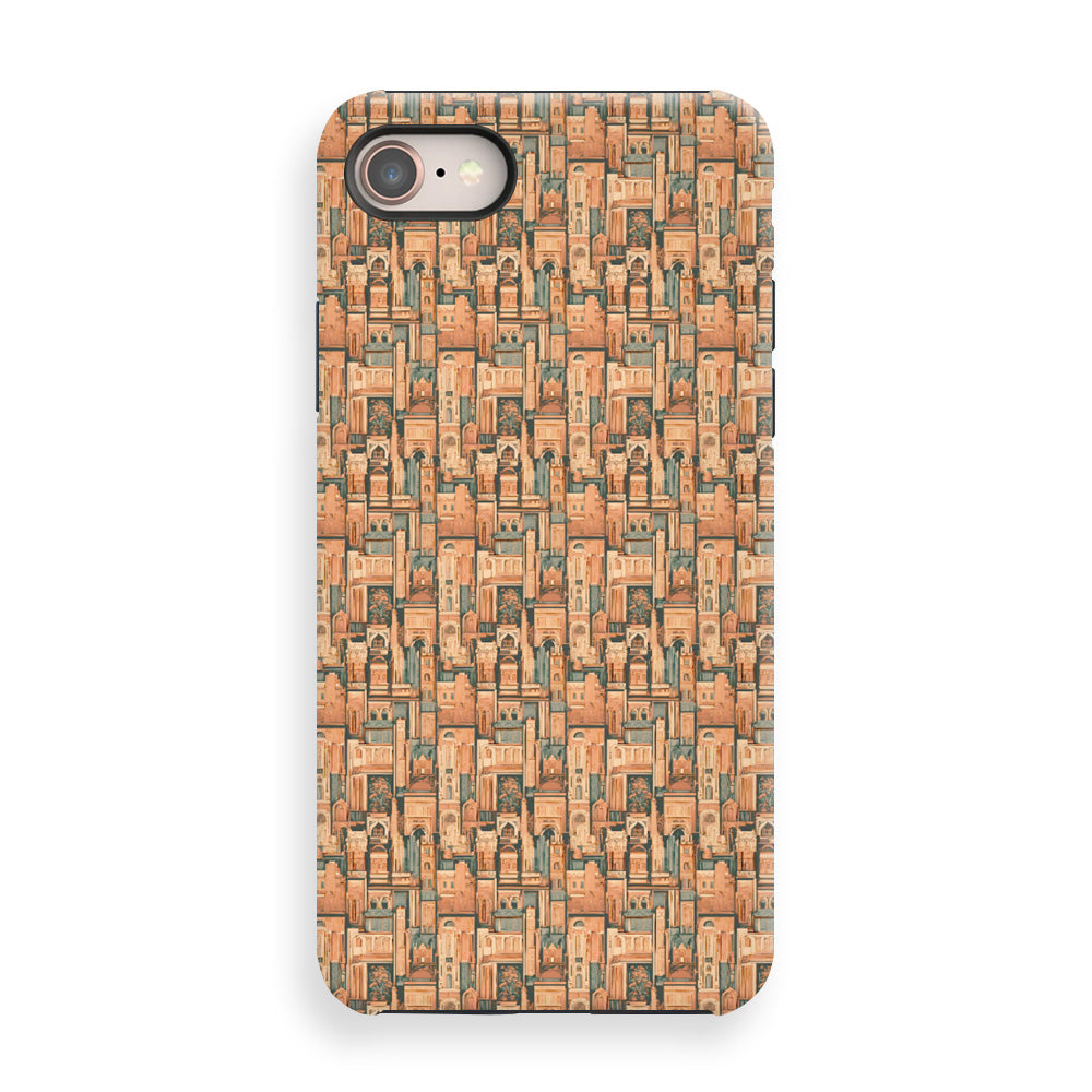 Historic Cityscape Mosaic Phone Cases