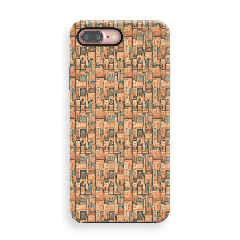 Historic Cityscape Mosaic Phone Cases