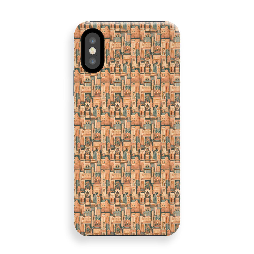 Historic Cityscape Mosaic Phone Cases