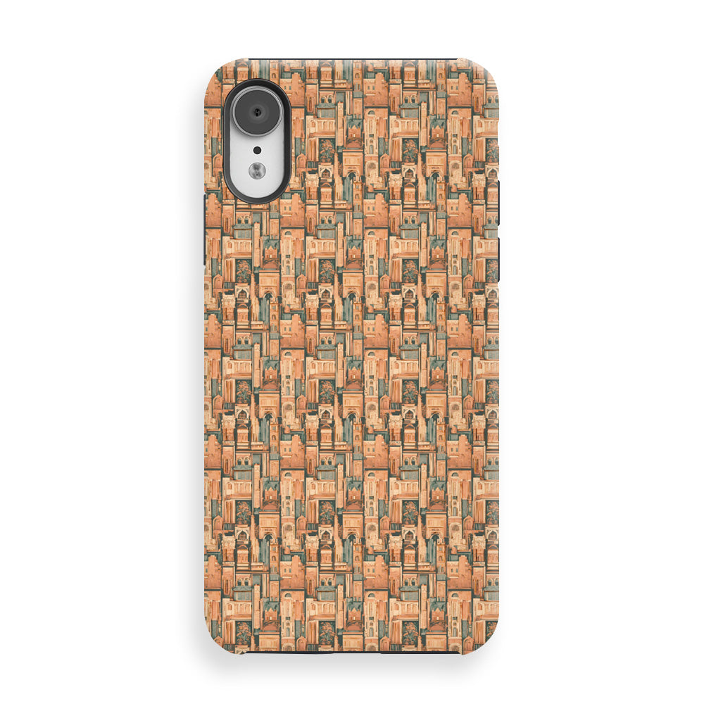 Historic Cityscape Mosaic Phone Cases