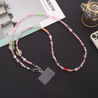 AcrylicPearl Phone Charm Lanyard