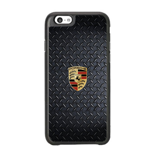 Porsche Black Steel Carbon Wall iPhone 6 Plus | 6s Plus Case