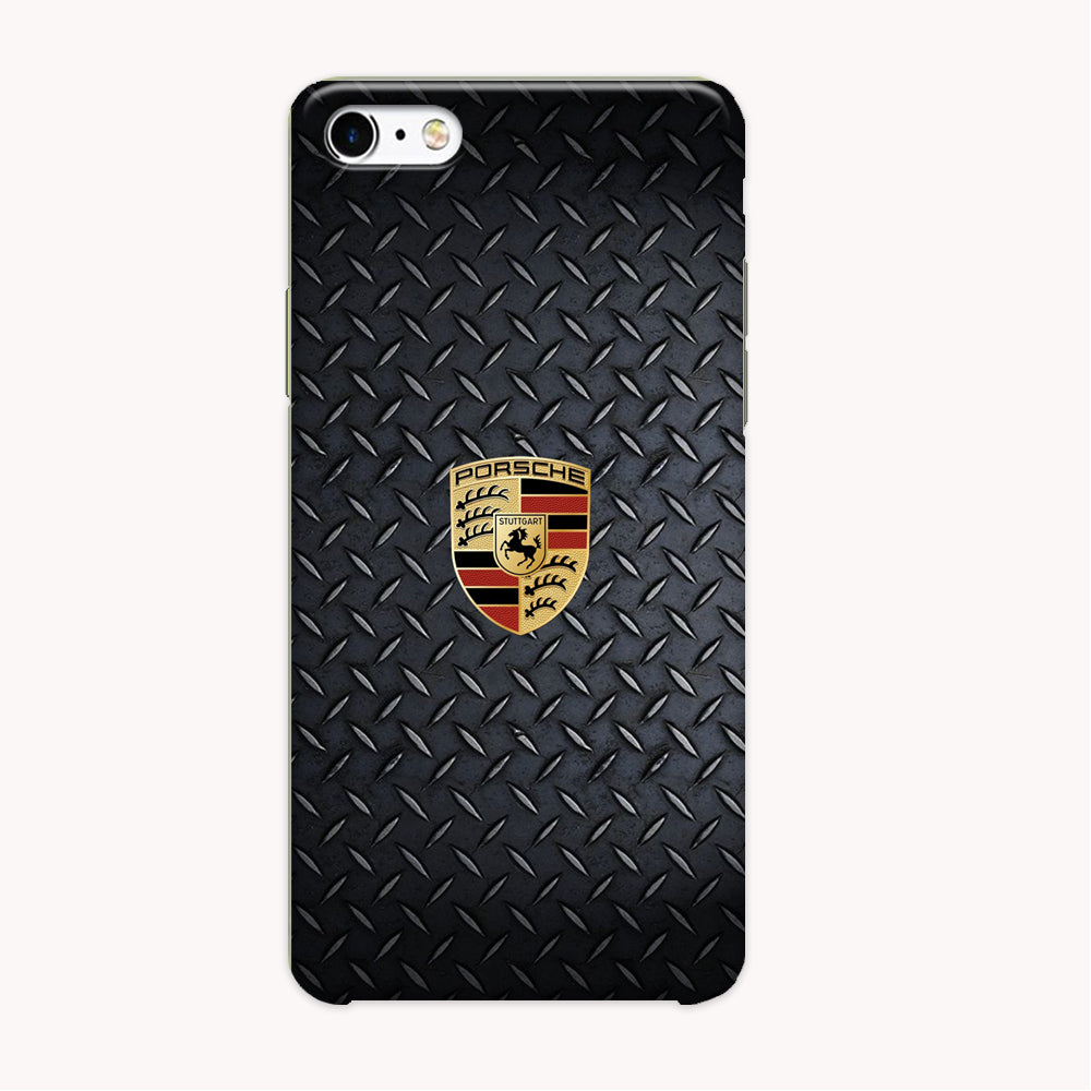 Porsche Black Steel Carbon Wall iPhone 6 Plus | 6s Plus Case