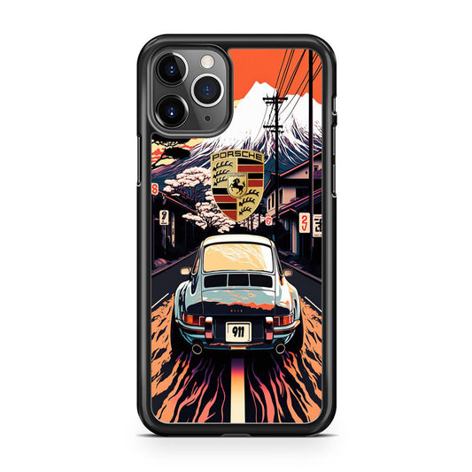 Porsche Japanese Art View iPhone 11 Pro Max Case