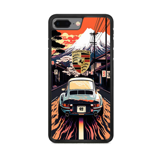 Porsche Japanese Art View iPhone 7 Plus Case