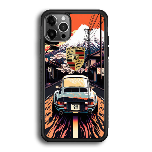 Porsche Japanese Art View iPhone 12 Pro Max Case