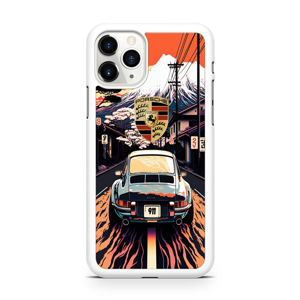 Porsche Japanese Art View iPhone 11 Pro Max Case