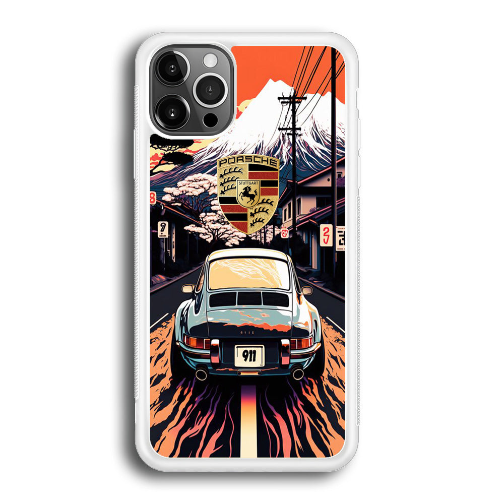 Porsche Japanese Art View iPhone 12 Pro Max Case