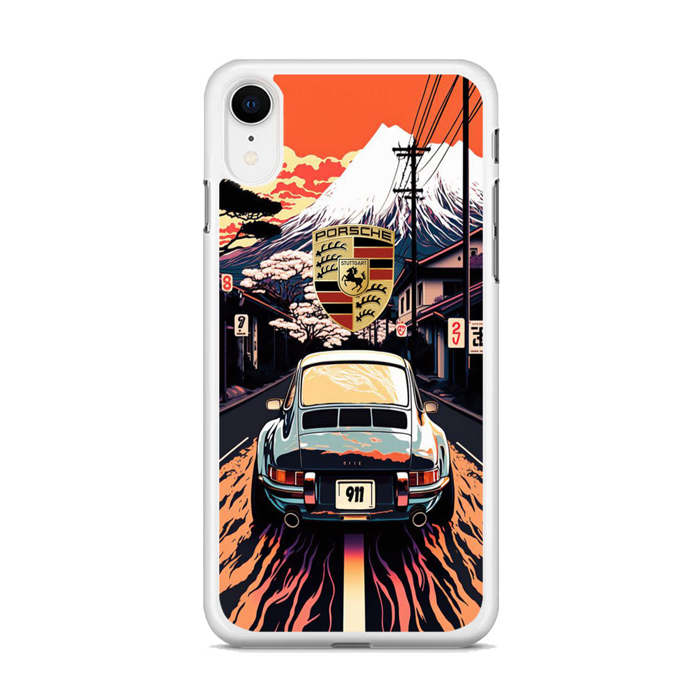 Porsche Japanese Art View iPhone XR Case