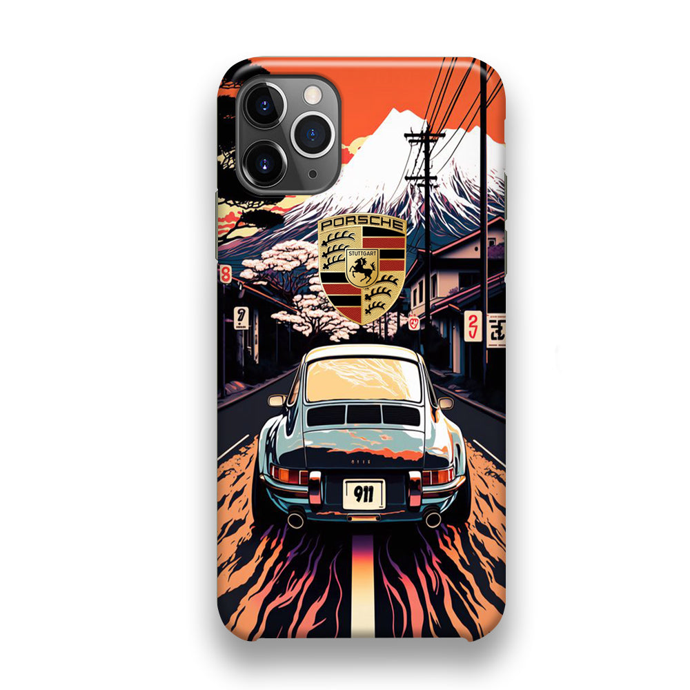 Porsche Japanese Art View iPhone 11 Pro Max Case