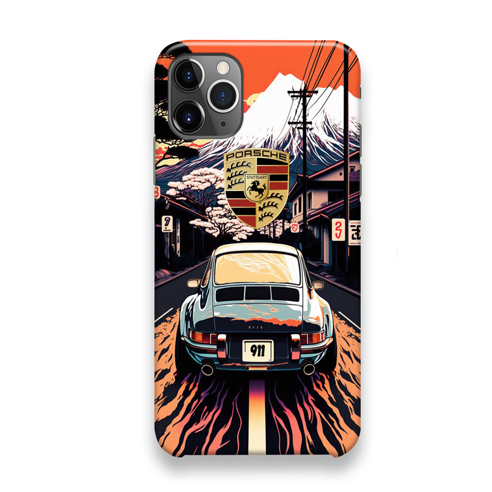 Porsche Japanese Art View iPhone 12 Pro Max Case