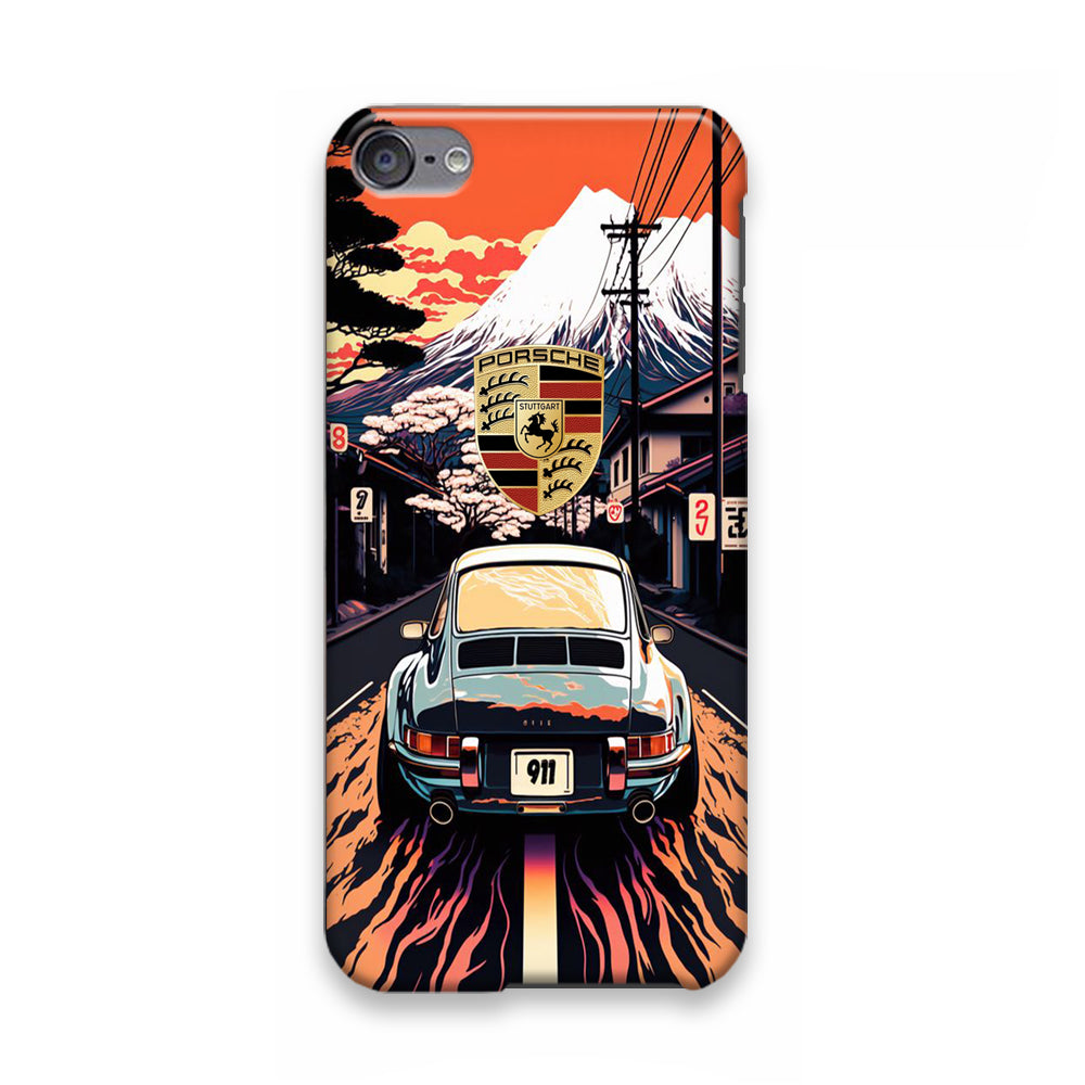 Porsche Japanese Art View iPod Touch 6 Case