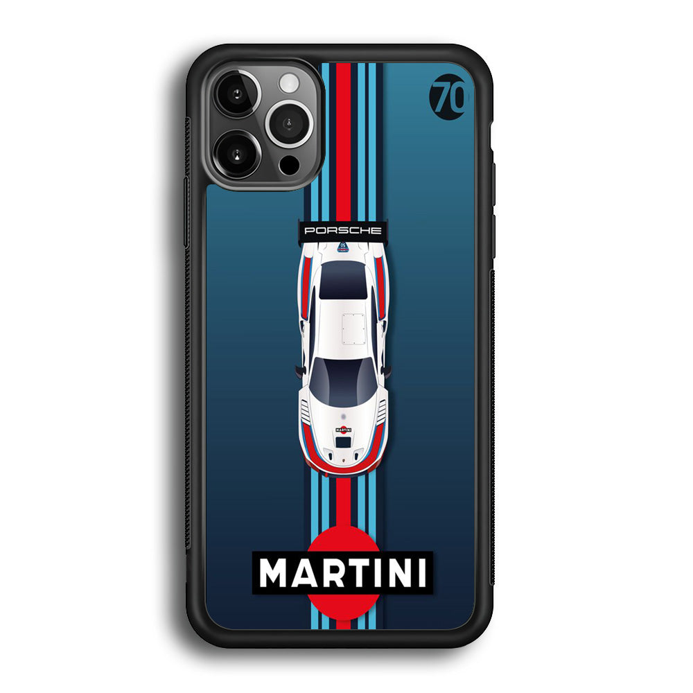 Porsche Martini Team Wall iPhone 12 Pro Max Case