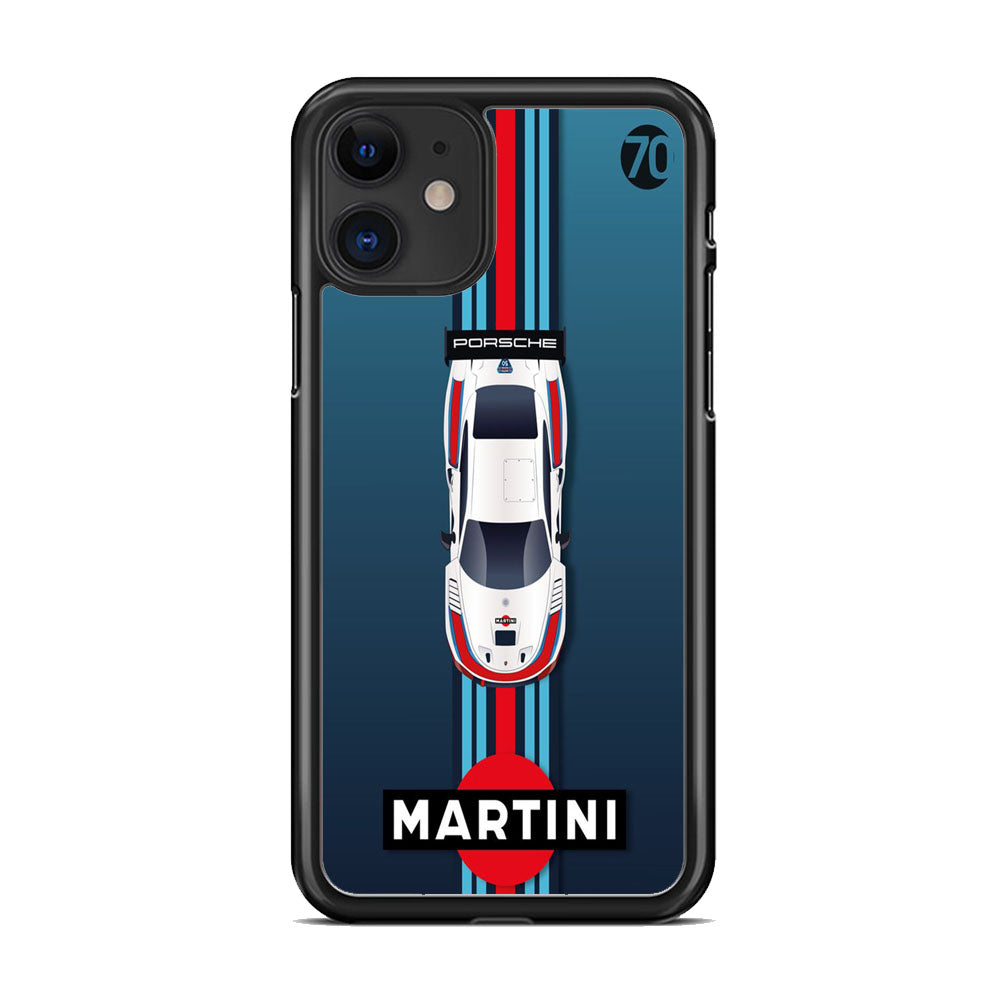 Porsche Martini Team Wall iPhone 11 Case