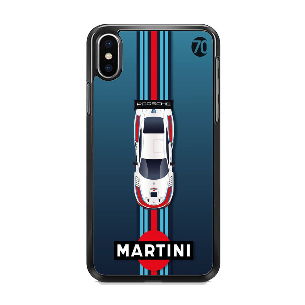 Porsche Martini Team Wall iPhone X Case