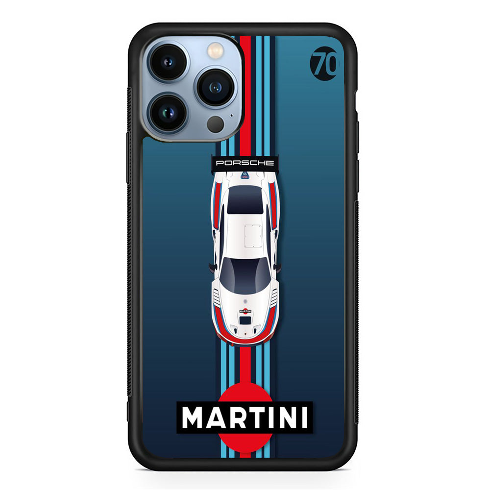 Porsche Martini Team Wall iPhone 13 Pro Max Case