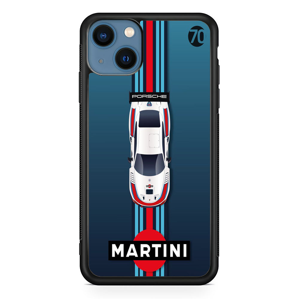 Porsche Martini Team Wall iPhone 13 Case