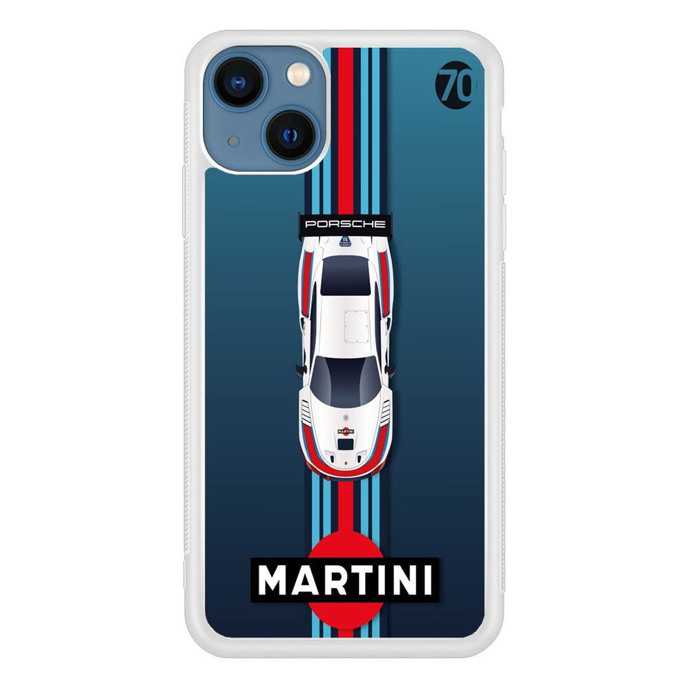 Porsche Martini Team Wall iPhone 13 Case