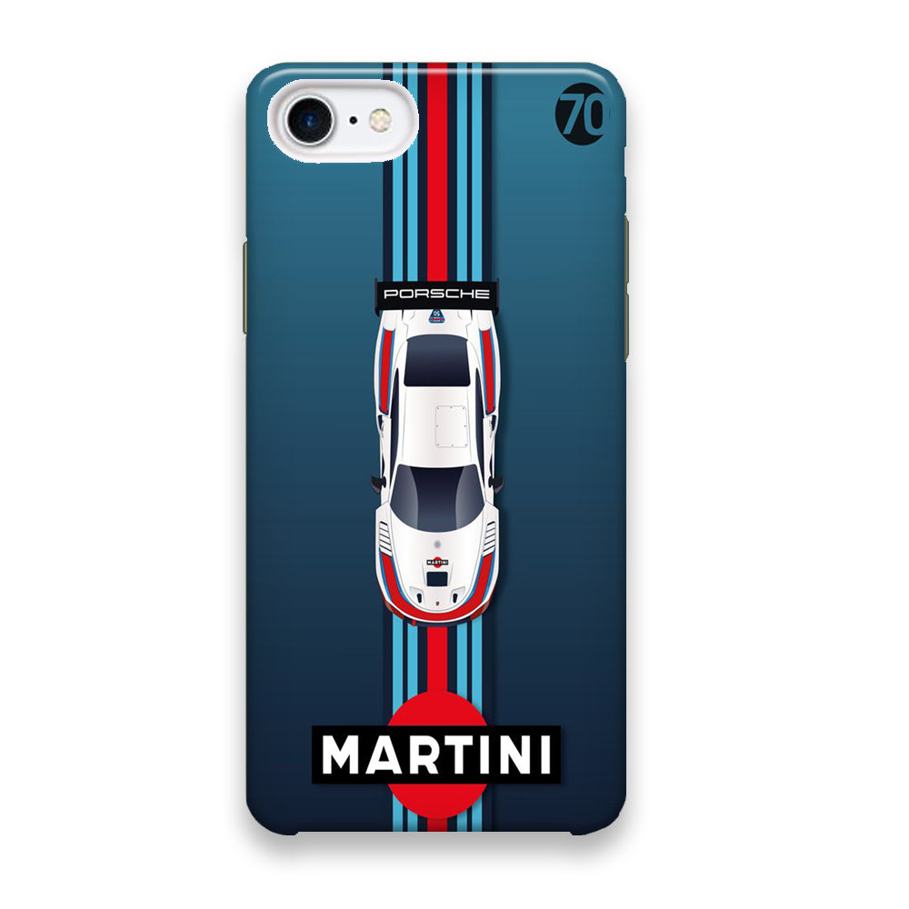 Porsche Martini Team Wall iPhone 8 Case