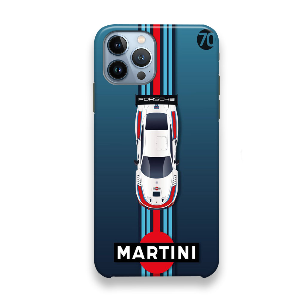 Porsche Martini Team Wall iPhone 13 Pro Max Case