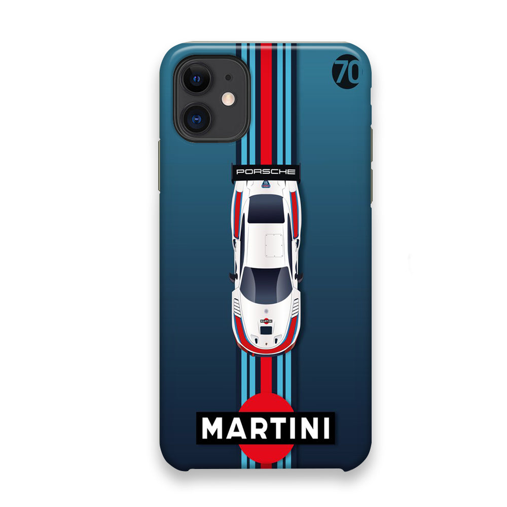 Porsche Martini Team Wall iPhone 11 Case