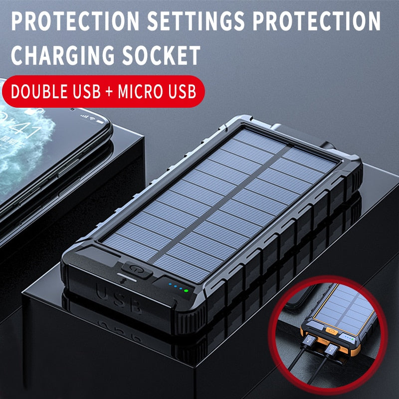 Portable Solar Charger Powerbank