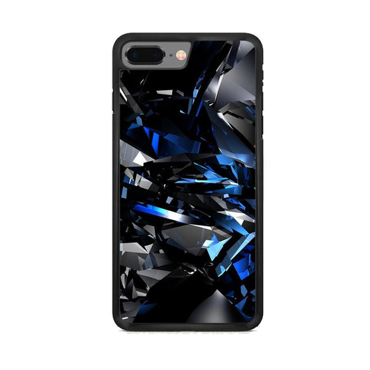 3D Black Blue Crystal  iPhone 7 Plus Case - Octracase