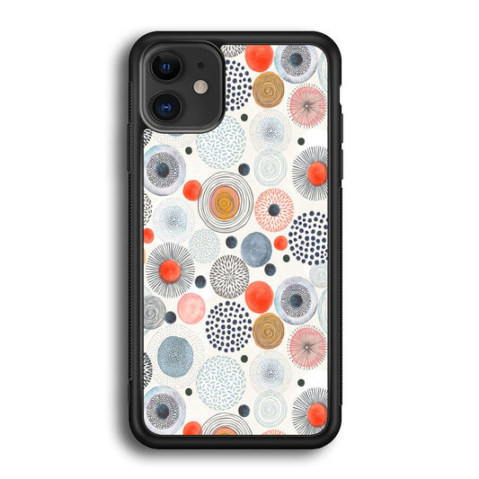 Abstrack Each Colour Polkadot iPhone 12 Case - Octracase