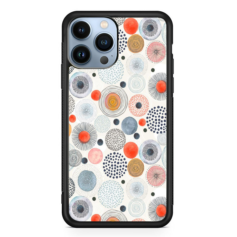 Abstrack Each Colour Polkadot iPhone 13 Pro Case - Octracase