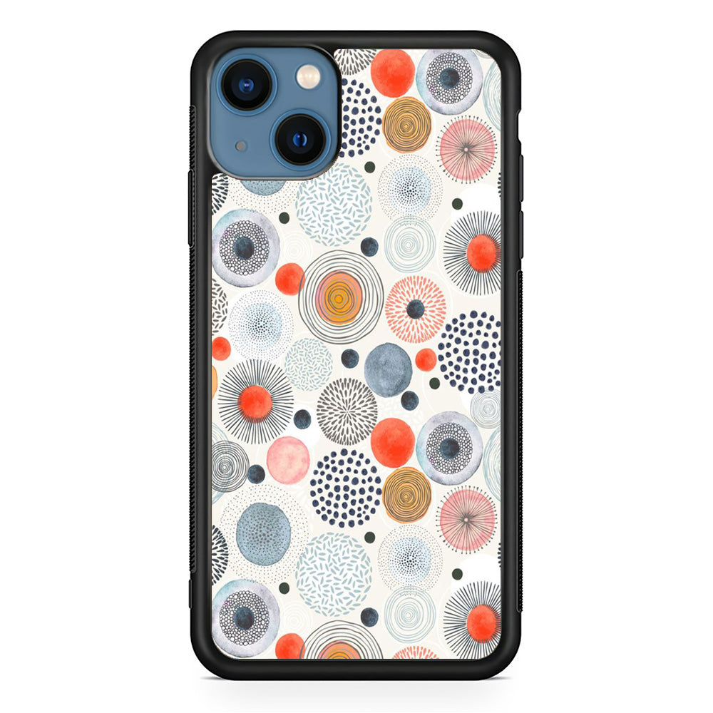 Abstrack Each Colour Polkadot iPhone 13 Case - Octracase