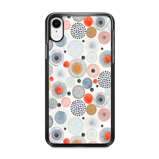 Abstrack Each Colour Polkadot iPhone XR Case