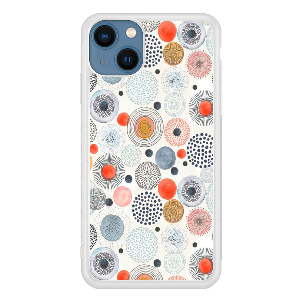 Abstrack Each Colour Polkadot iPhone 13 Case - Octracase