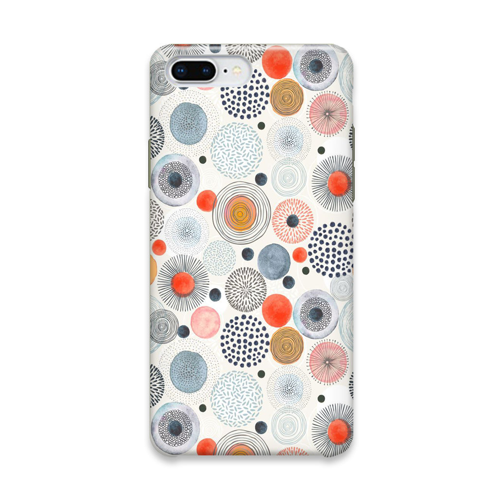 Abstrack Each Colour Polkadot iPhone 8 Plus Case